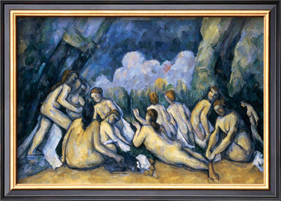 The Large Bathers, circa 1900-05 - Paul Cezanne Painting